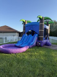 BOUNCE HOUSE WITH DOUBLE LANE SLIDE TIKI BOB Tiki20Bob20outside202 1757853814 BOUNCE HOUSE WITH DOUBLE LANE SLIDE "TIKI BOB"